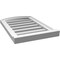 Ekena Millwork Arch Top Surface Mount PVC Gable Vent w/ 2"W x 2"P Brickmould Sill Frame, 16"W x 22"H GVPAR16X2203SN - alternate 2